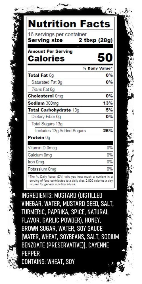 Carolina Mustard Barbecue Sauce (Case of 12)